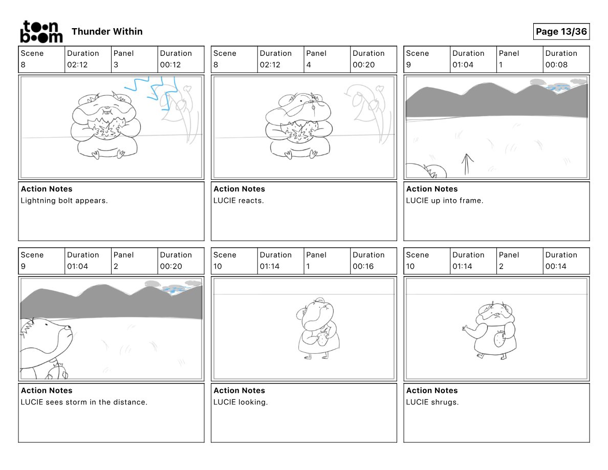 Thunder Within storyboard frame 13